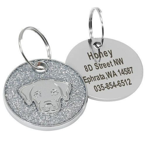 Dog Tag Engraved Pet id Tags Collar Accessories