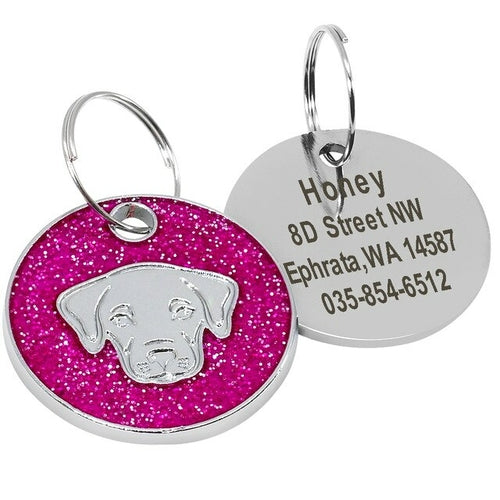 Dog Tag Engraved Pet id Tags Collar Accessories