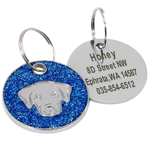 Dog Tag Engraved Pet id Tags Collar Accessories