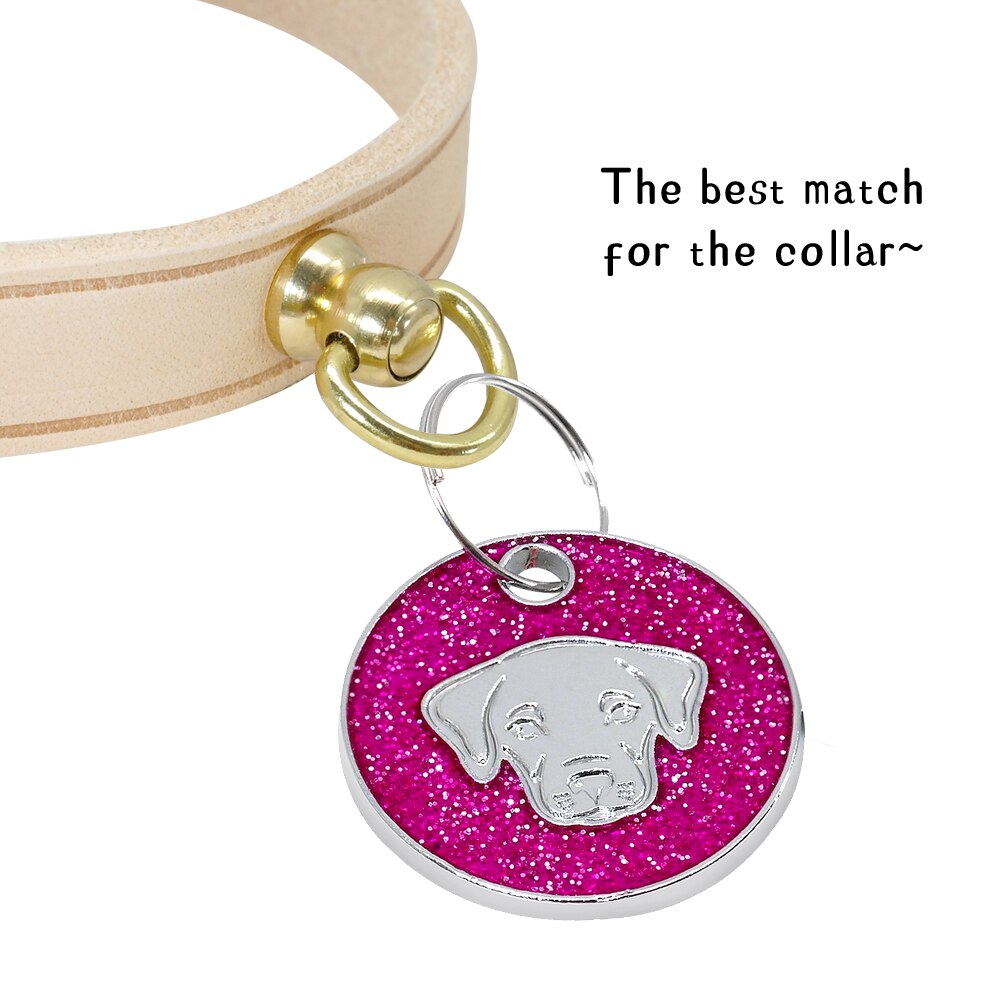 Dog Tag Engraved Pet id Tags Collar Accessories